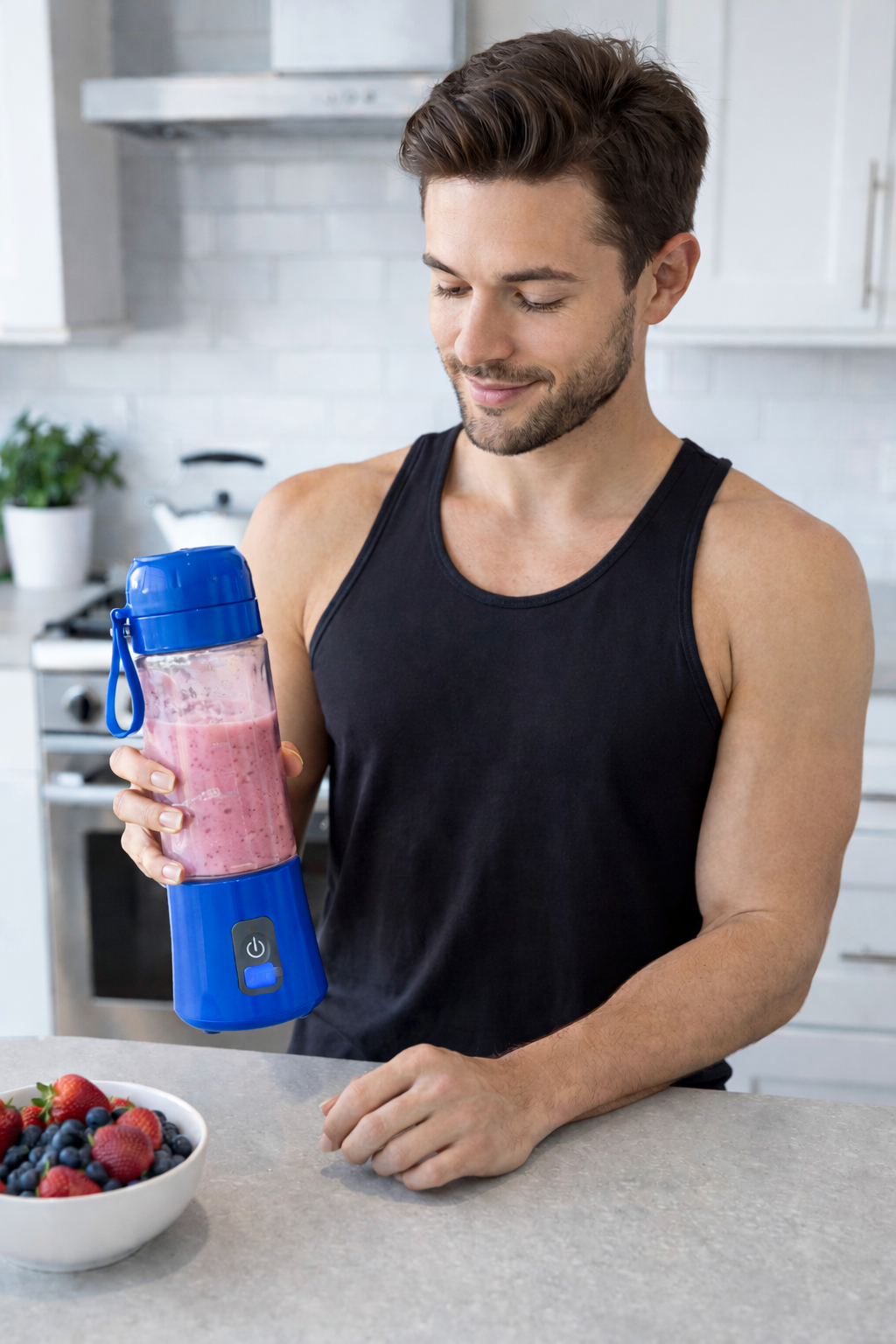 Licuadora Portatil (azul) Member's Choice