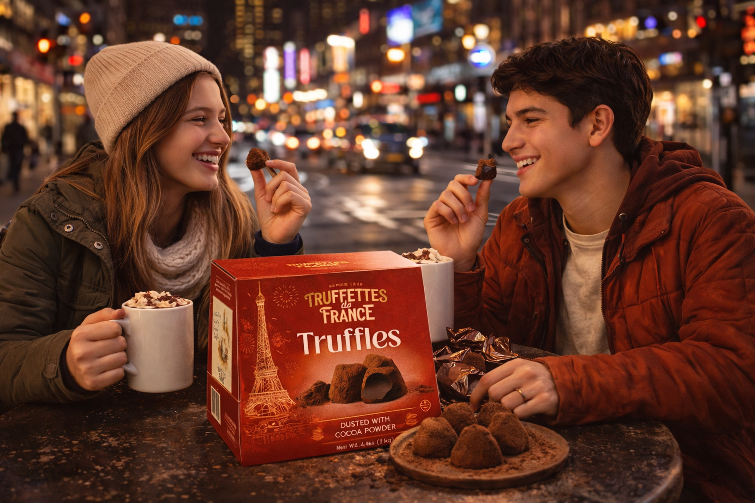 Trufas Estilo Francés 2 Cajas De 1 Kg