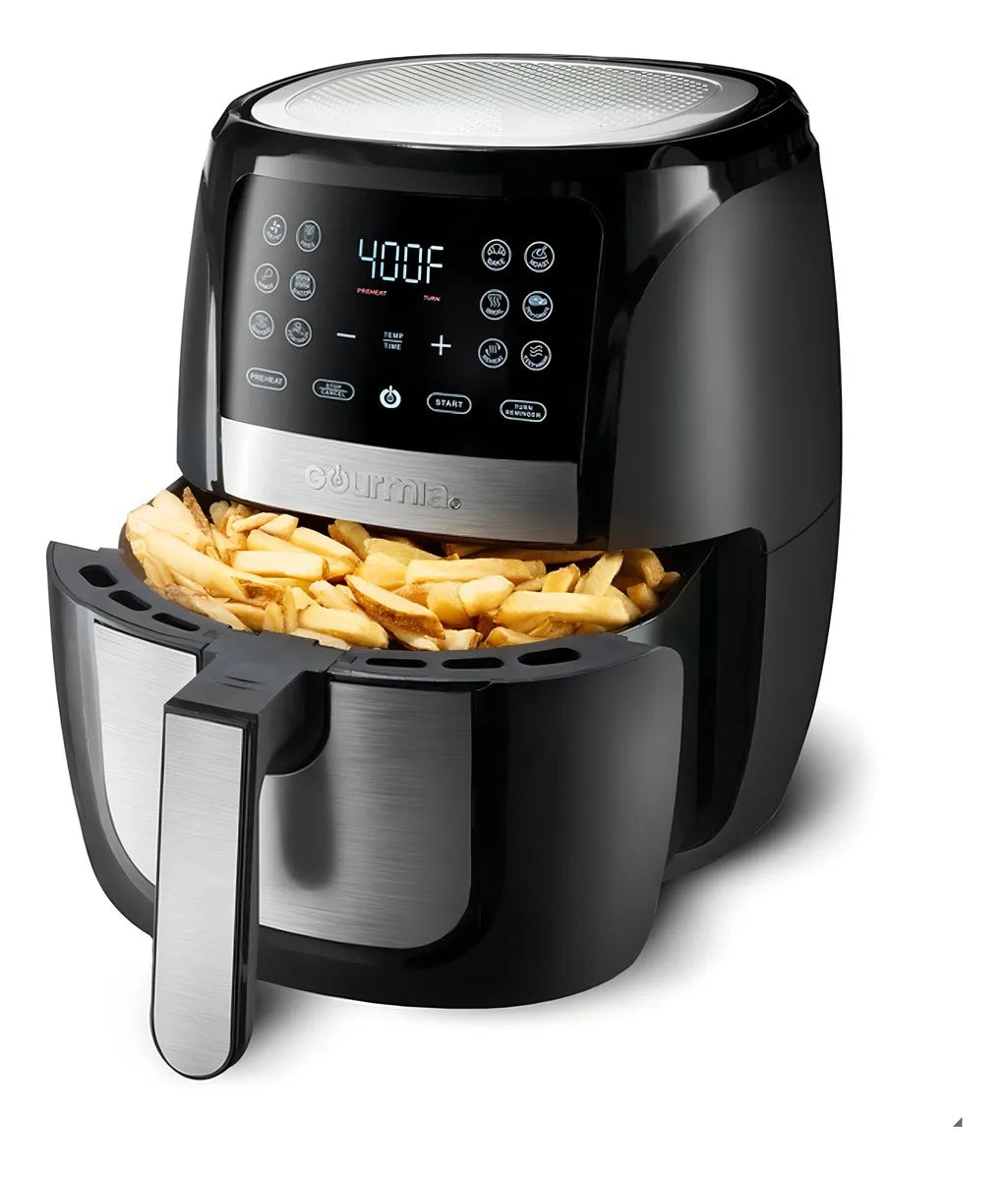 Freidora De Aire Digital 5.7l Gourmia Gaf698 Fríe Sin Aceite Color Negro