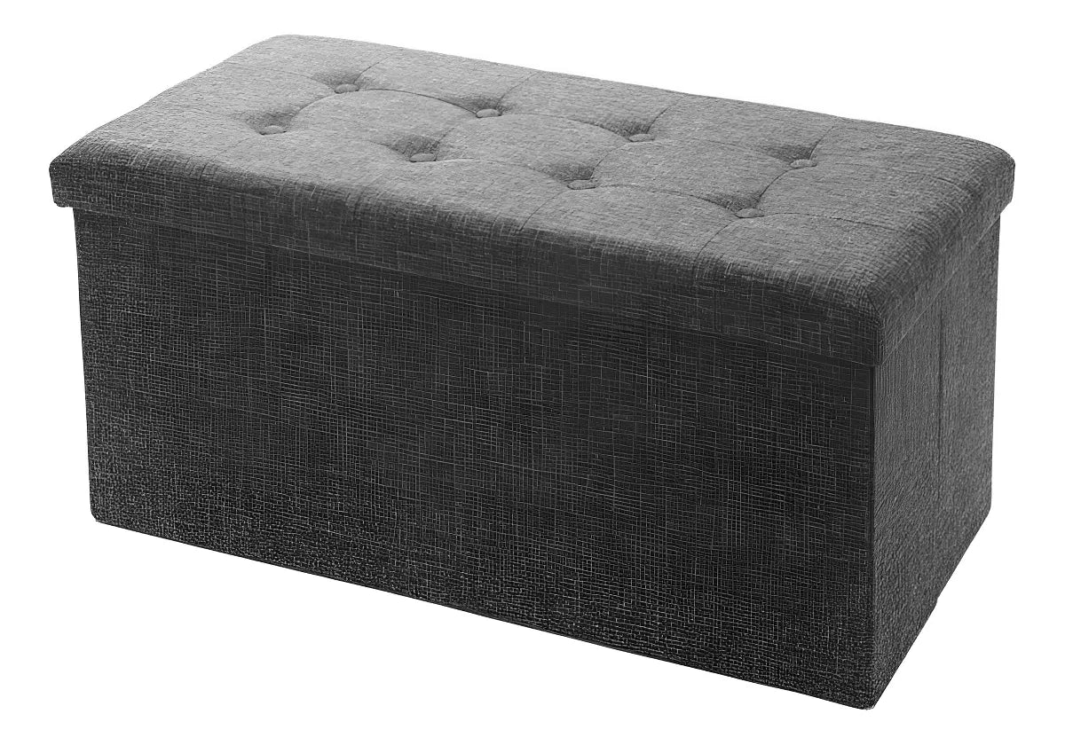 Banca De Almacenamiento Plegable Otomano Baúl Piecera Banco