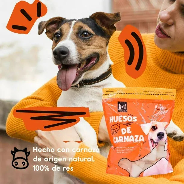 Huesos De Carnaza Member's Mark Natural 8 Pzas 12-15 Cm Blanco