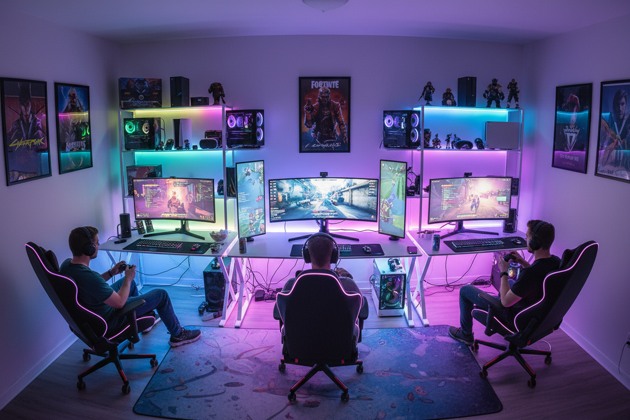 mejor en una sala gamer