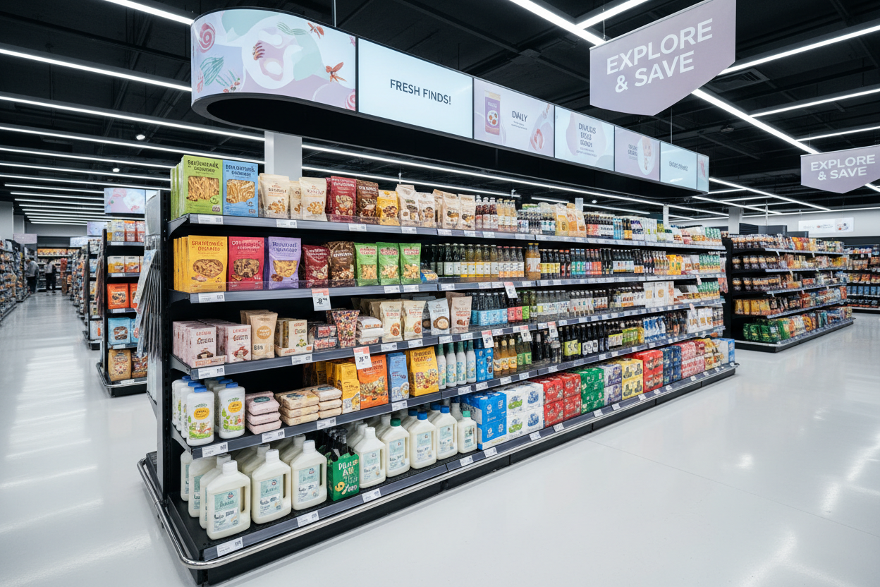 stand de un super mercado